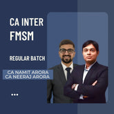 CA Inter FMSM | Regular Batch Combo by CA Neeraj Arora & CA Namit Arora | For Jan 26/May/Sep 26 Exams